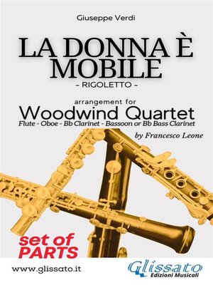 cover image of La Donna è Mobile--Woodwind Quartet (PARTS)
